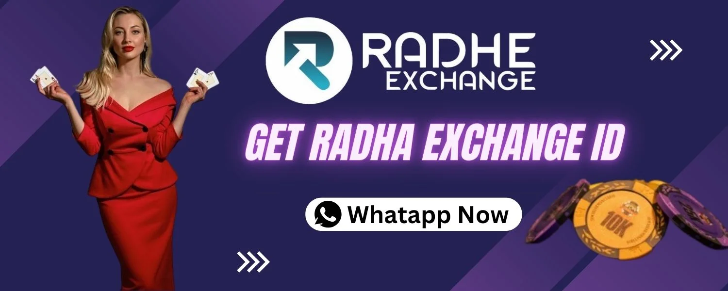 Radha Exchange ID banner | Live Cricket ID of India